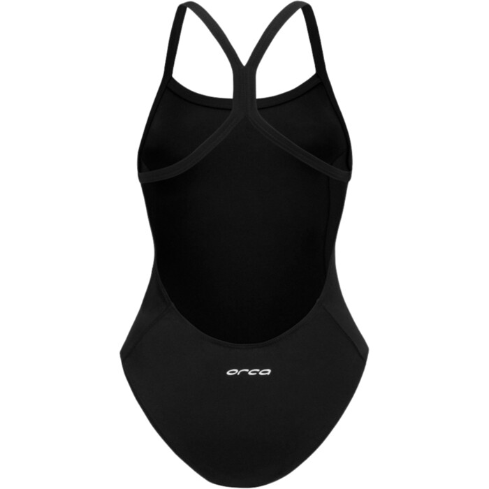 2024 Orca Womens Core One-Piece Thin Strap Swimsuit MS51TT35 - Black